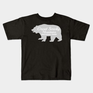 Great Smoky Mountains National Park Bear Retro Kids T-Shirt